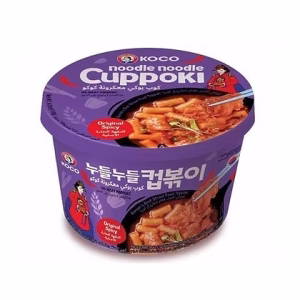 Koco  Noodle Cuppoki (Original Spicy Flav)	118g x 16 Pcs / Ctn