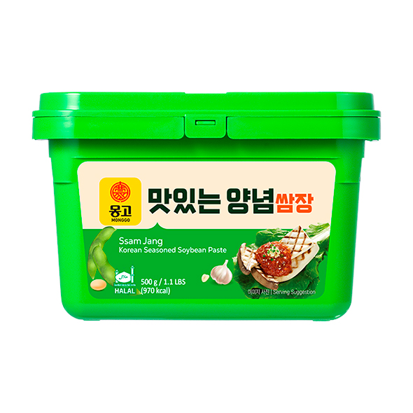 MONGGO-SEASONED SOYBEAN PASTE(SSAMJANG) KMF HALA 24/500G