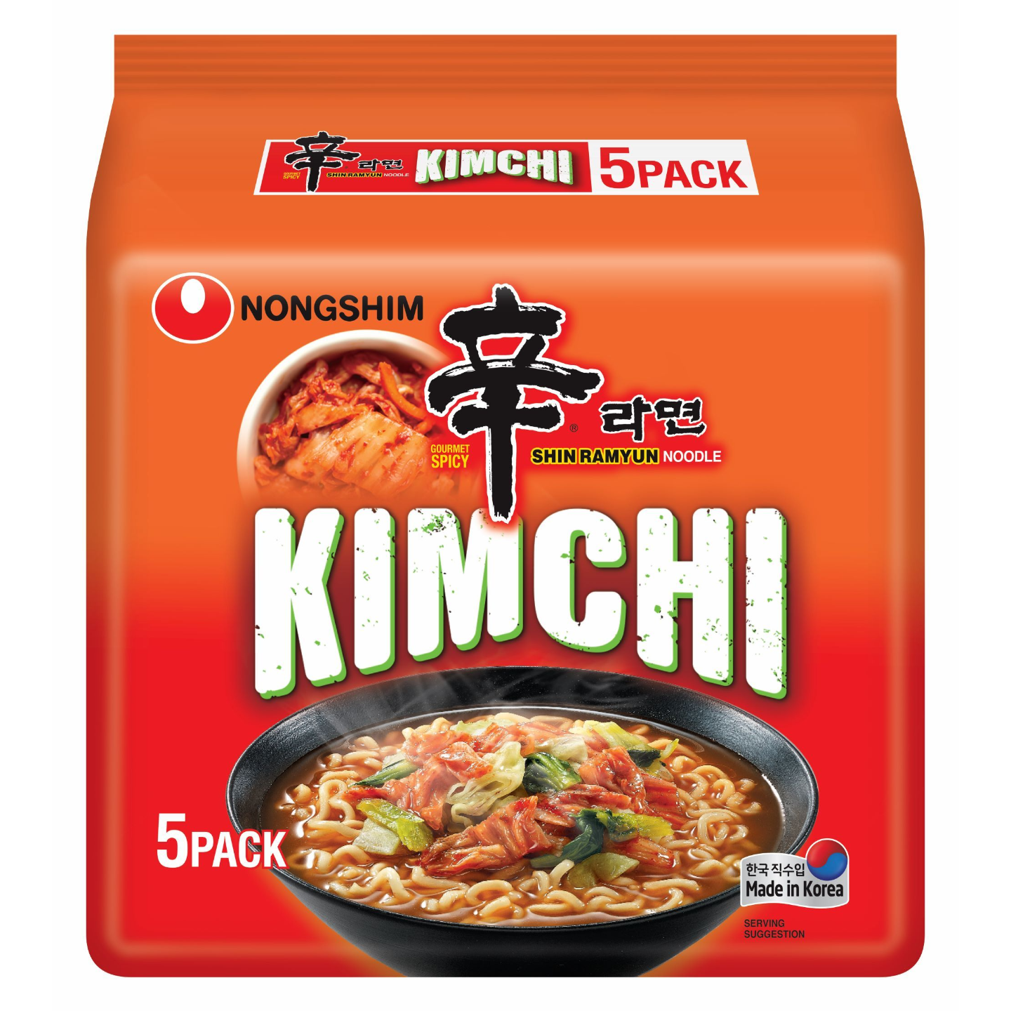 SHIN RAMYUN KIMCHI (BUNDLE) 120G*5*8